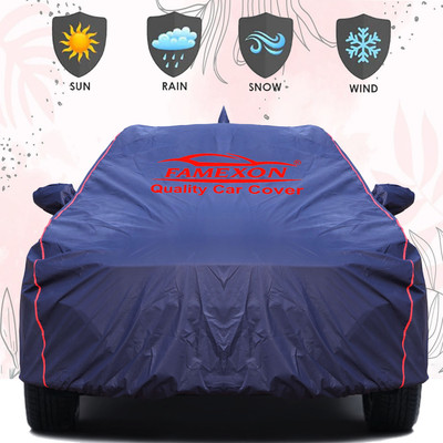 FAMEXON Car Cover For BMW X4 (With Mirror Pockets)(Black)