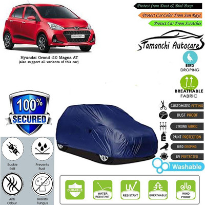 Tamanchi Autocare Car Cover For Hyundai Grand i10 Magna AT(Blue)