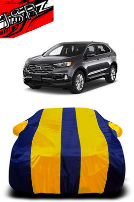 J S R Car Cover For Ford Edge SEL (With Mirror Pockets)(Yellow, Blue)