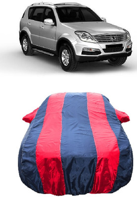 Wegather Car Cover For Mahindra SsangYong Rexton RX7 (With Mirror Pockets)(Red)