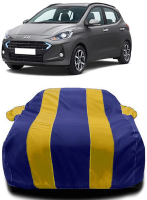Autoprime Car Cover For Hyundai Grand i10 Nios AMT Magna Petrol (With Mirror Pockets)(Yellow, Blue)