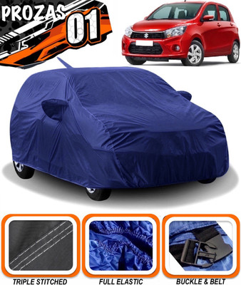 prozas Car Cover For Maruti Suzuki Celerio (With Mirror Pockets)(Blue)
