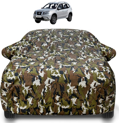 Caronix Car Cover For Nissan Terrano (With Mirror Pockets)(Brown)
