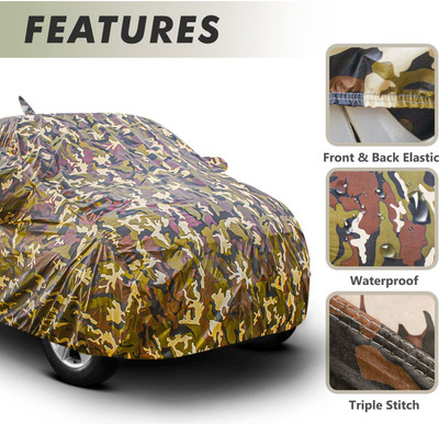 APNEK Car Cover For Tata Hexa, Hexa XE, Hexa XM (With Mirror Pockets)(Multicolor)