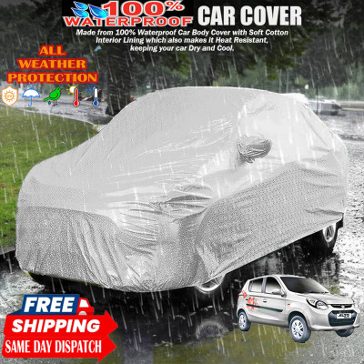 Tamanchi Autocare Car Cover For Maruti Suzuki Alto 800(Silver)