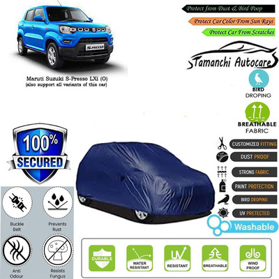 Tamanchi Autocare Car Cover For Maruti Suzuki S-Presso LXi (O)(Blue)