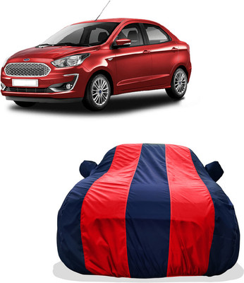 Tricway Car Cover For Ford Figo Aspire Titanium Petrol (With Mirror Pockets)(Red)