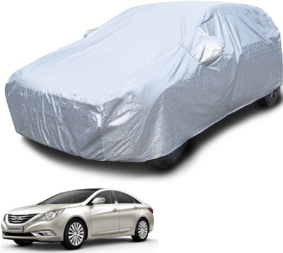 Euro Care Car Cover For Hyundai Sonata Embera (With Mirror Pockets)(Silver)