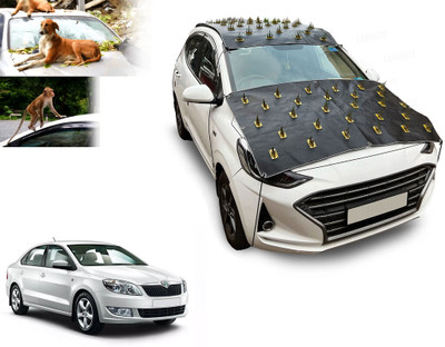 AUTO PEARL Car Cover For Skoda Rapid (Without Mirror Pockets)(Black)