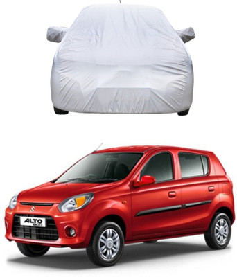 HMS Car Cover For Maruti Suzuki Alto 800 (With Mirror Pockets)(Silver)