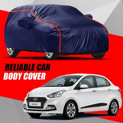 S Shine Max Car Cover For Hyundai Xcent (With Mirror Pockets)(Multicolor)