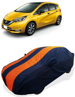Coxtor Car Cover For Nissan NOTE (With Mirror Pockets)(Orange)