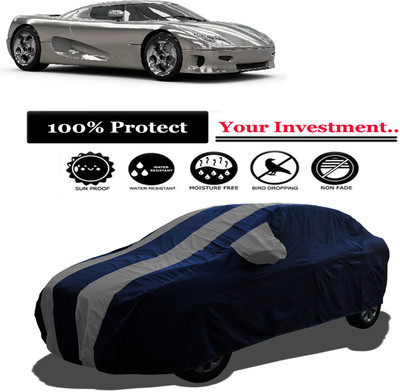 Amexride Car Cover For Koenigsegg CC8S 4.7L V8 (With Mirror Pockets)(Grey)