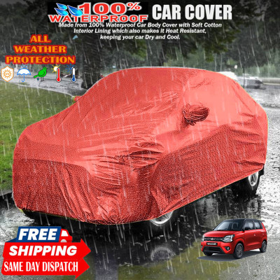 Tamanchi Autocare Car Cover For Maruti Suzuki WagonR(Red)