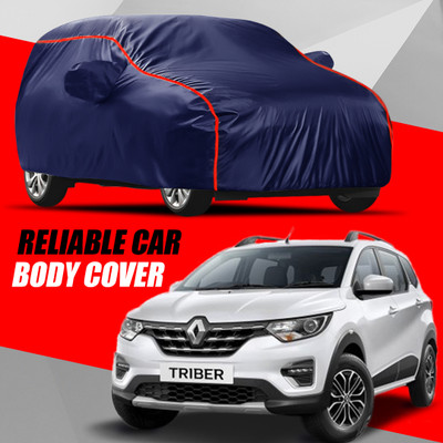 AUCTIMO Car Cover For Renault Triber (With Mirror Pockets)(Multicolor)