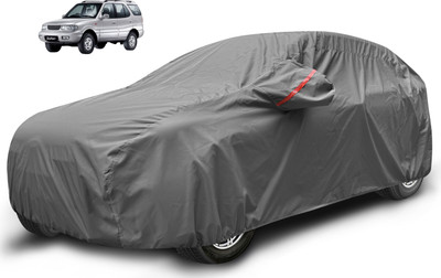 Auto Hub Car Cover For Tata Safari Dicor (With Mirror Pockets)(Grey)
