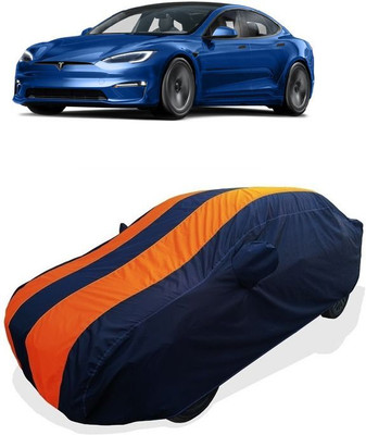 QLAX Car Cover For Maruti Model X Electric(Battery) (With Mirror Pockets)(Orange)