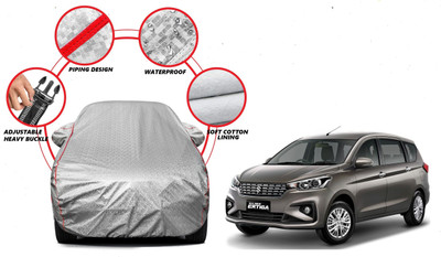 Auto Oprema Car Cover For Maruti Suzuki Ertiga (With Mirror Pockets)(Silver)