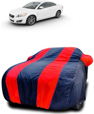 DIGGU Car Cover For Volvo C70 2.4i SE (With Mirror Pockets)(Red, Blue)