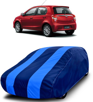 MoTRoX Car Cover For Toyota Etios Liva (Without Mirror Pockets)(Blue, Blue)