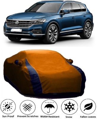 Ascension Car Cover For Volkswagen Touareg (With Mirror Pockets)(Orange, Blue)