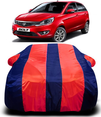 R Rayvin Star Car Cover For Tata Bolt (With Mirror Pockets)(Multicolor)