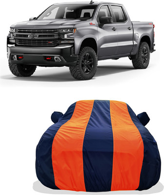 Tricway Car Cover For Chevrolet Silverado 6.2L (With Mirror Pockets)(Orange)