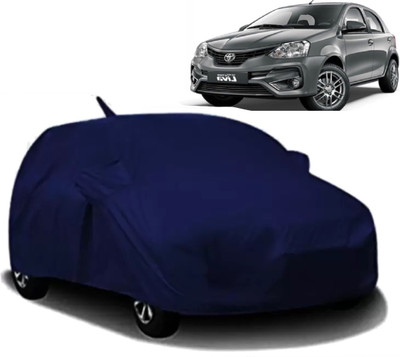 NEBITS Car Cover For Toyota Etios Liva (With Mirror Pockets)(Blue)