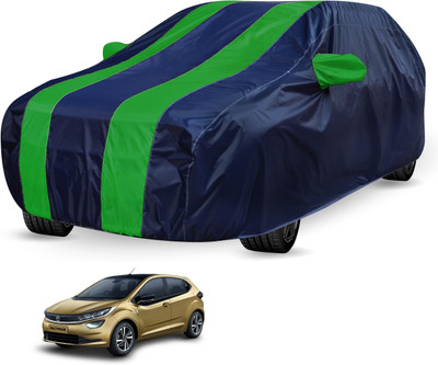 Auto Hub Car Cover For Tata Altroz (Without Mirror Pockets)(Blue, Green)