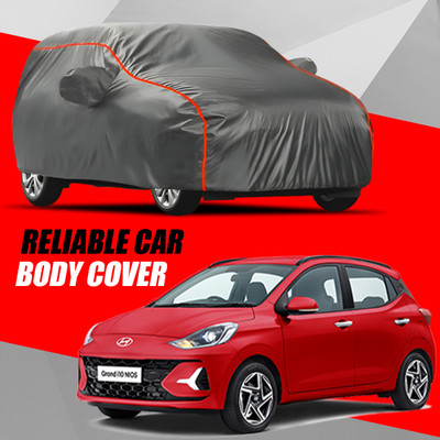 S Shine Max Car Cover For Hyundai Grand i10 Nios (With Mirror Pockets)(Multicolor)