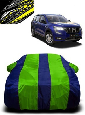 FRONCH Car Cover For Mahindra XUV 700 (With Mirror Pockets)(Green, Blue)