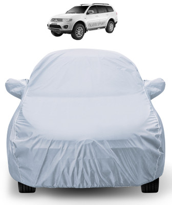 MOCKHE Car Cover For Mitsubishi Pajero Sport (With Mirror Pockets)(Silver)