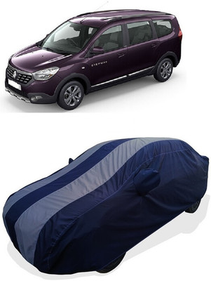 Coxtor Car Cover For Renault Lodgy Stepway 85PS RXZ 8S Diesel (With Mirror Pockets)(Grey)