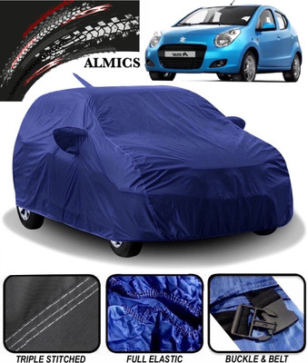 ALMICS Car Cover For Maruti Suzuki A-Star (With Mirror Pockets)(Blue)