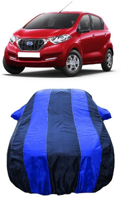 Wegather Car Cover For Datsun Redi GO S (With Mirror Pockets)(Blue)