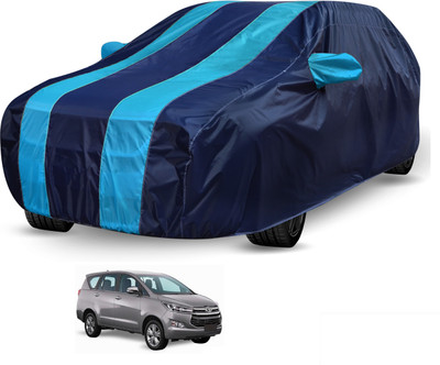 Auto Hub Car Cover For Toyota Innova Crysta (With Mirror Pockets)(Blue, Blue)
