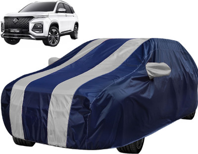 MOCKHE Car Cover For MG Hector (With Mirror Pockets)(Silver)