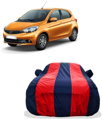 Tricway Car Cover For Tata Tiago 1.2 Revotron XT Option (With Mirror Pockets)(Red)