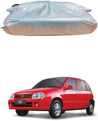 KAHRA Car Cover For Toyota Etios Cross (With Mirror Pockets)(Silver)