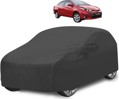 Caronix Car Cover For Toyota Yaris (With Mirror Pockets)(Grey)