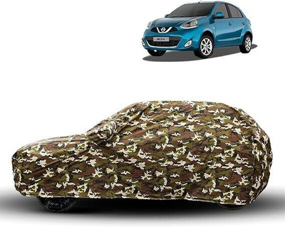 High Life Car Cover For Nissan Micra (With Mirror Pockets)(Green)