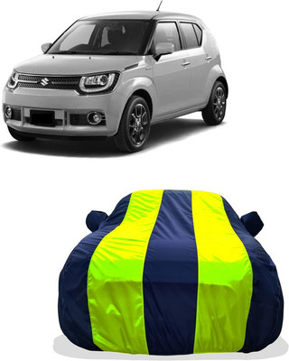Tricway Car Cover For Maruti Suzuki Ignis 1.3 Alpha (With Mirror Pockets)(Yellow)
