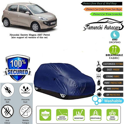 Tamanchi Autocare Car Cover For Hyundai Santro Magna AMT Petrol(Blue)