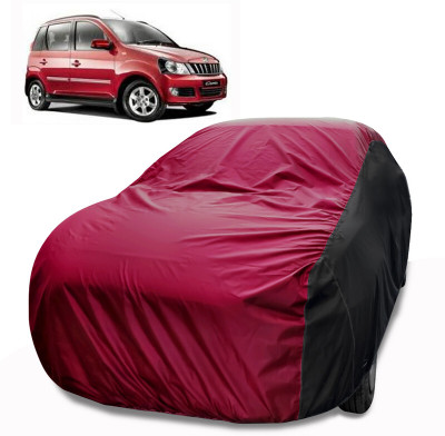 MoTRoX Car Cover For Mahindra Quanto (Without Mirror Pockets)(Maroon, Black)