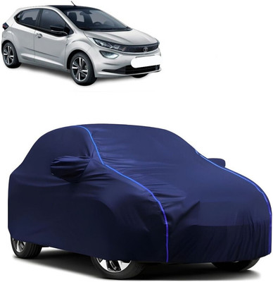 WSK Car Cover For Tata Altroz EV (With Mirror Pockets)(Blue)