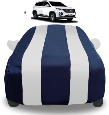 Amanzo Car Cover For MG Hector Plus (With Mirror Pockets)(Silver)