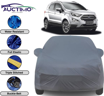 AUCTIMO Car Cover For Ford Ecosport (With Mirror Pockets)(Grey)