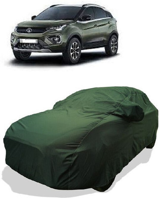 QLAX Car Cover For Maruti Nexon XZ Plus (O) Petrol (With Mirror Pockets)(Green)