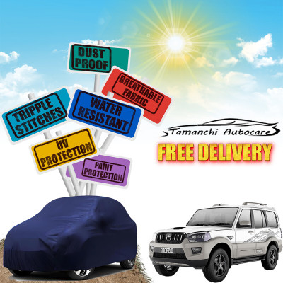 Tamanchi Autocare Car Cover For Mahindra Scorpio Classic(Blue)