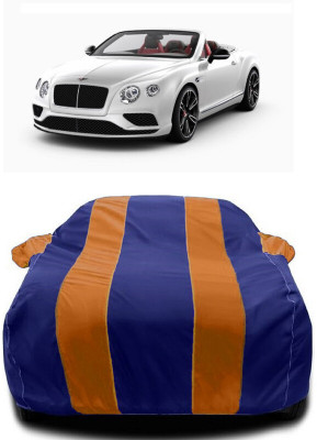 Autoprime Car Cover For Bentley Continental GT V8 S Convertible (With Mirror Pockets)(Orange, Blue)